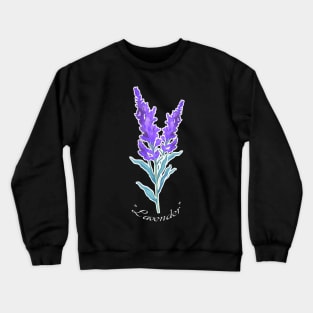 Purple Lavender Crewneck Sweatshirt